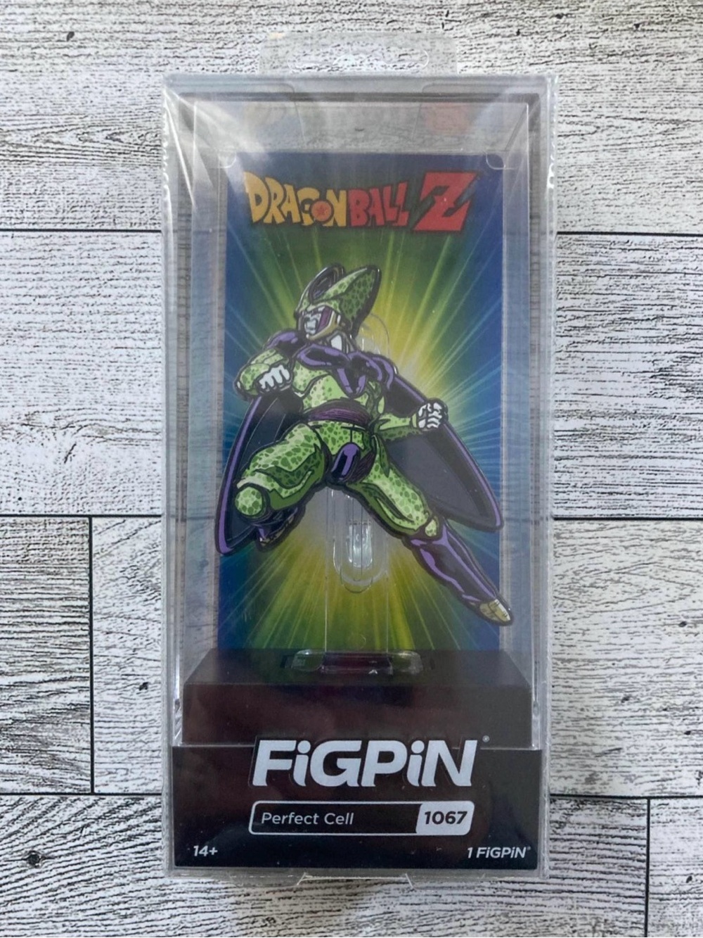 FiGPiN Dragon Ball Z Perfect Cell Enamel Pin - Green & Purple